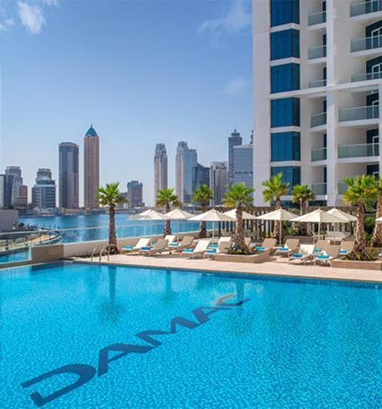 Apartamento Royalton - Damac Maison Prive Dubái Exterior foto